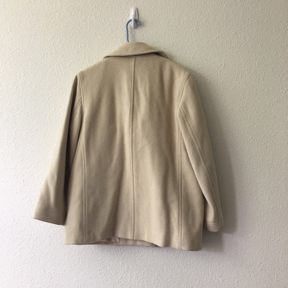 J.Crew Pea Coat Wool Cashmere blend - Picture 3 of 8